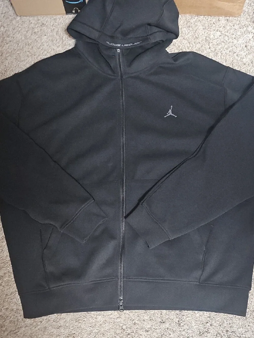 Jordan Sport Hoop Fleece Dri-FIT Full-Zip Hoodie | Men's 2XL | Black | FV8602-01